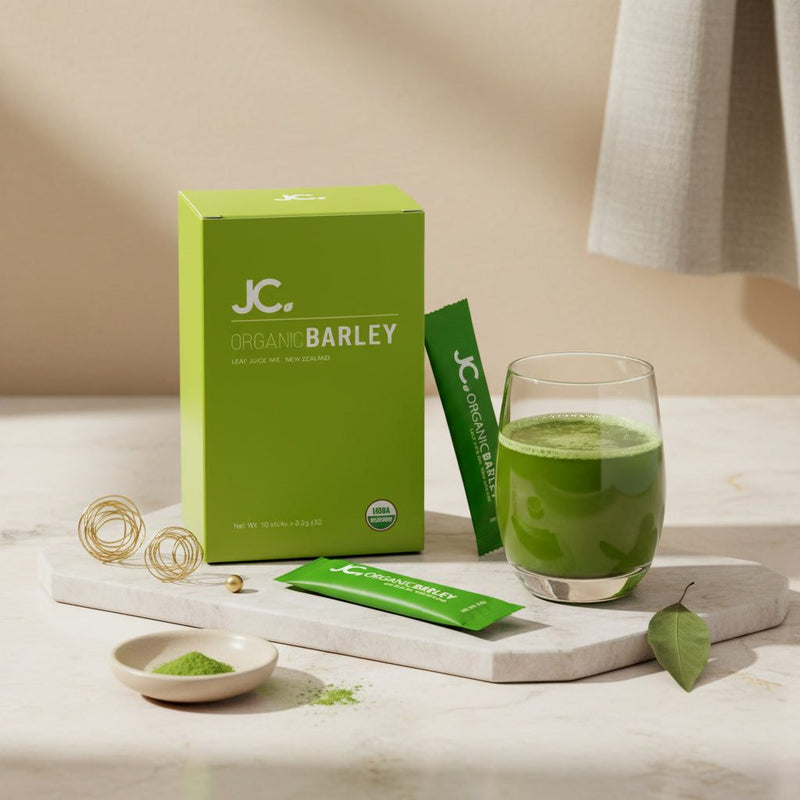 Organic Barley Powder — Daily Wellness Ritual (10 Sticks)