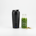 Black Shaker with Organic Barley Drink