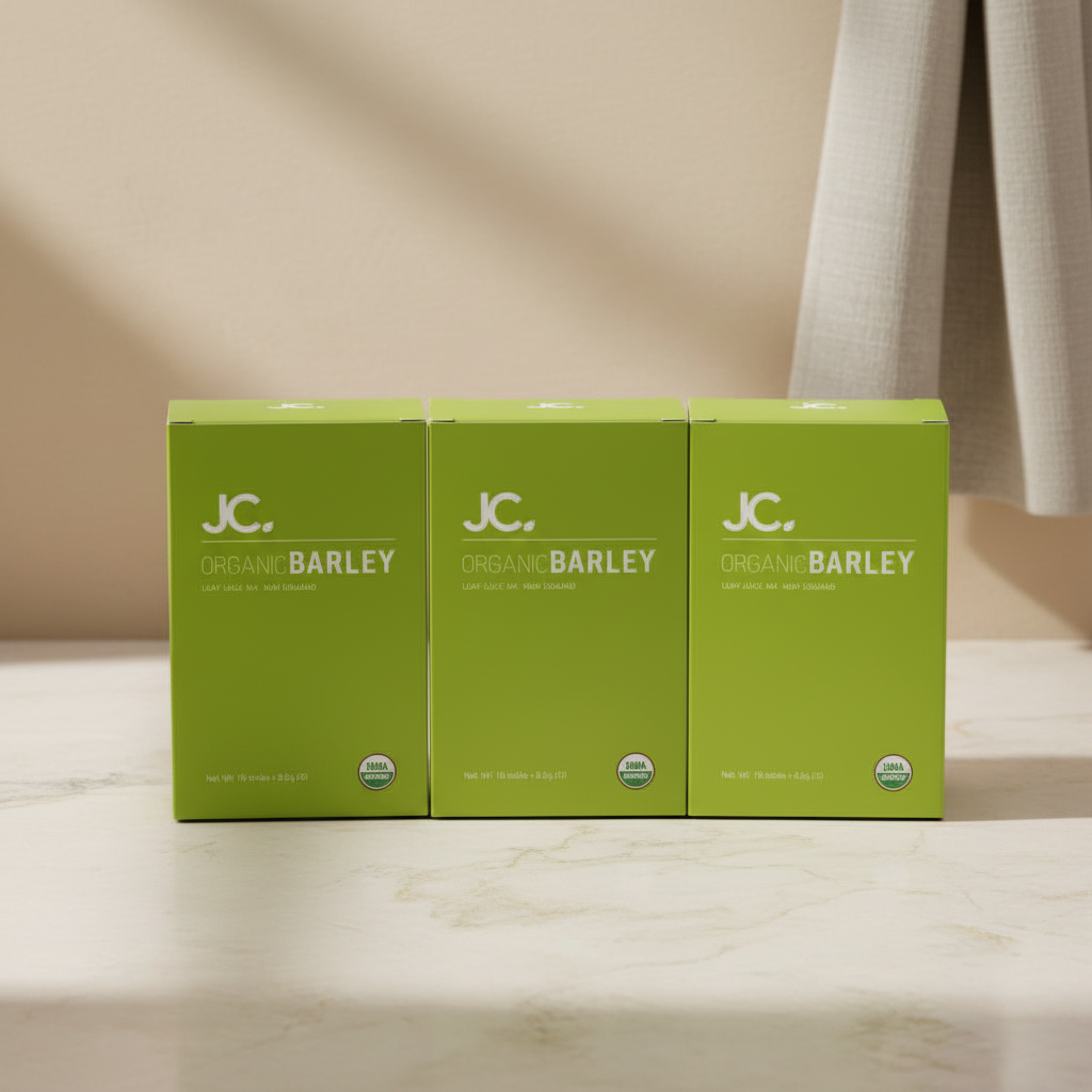 Organic Barley - 3 Boxes in a Row
